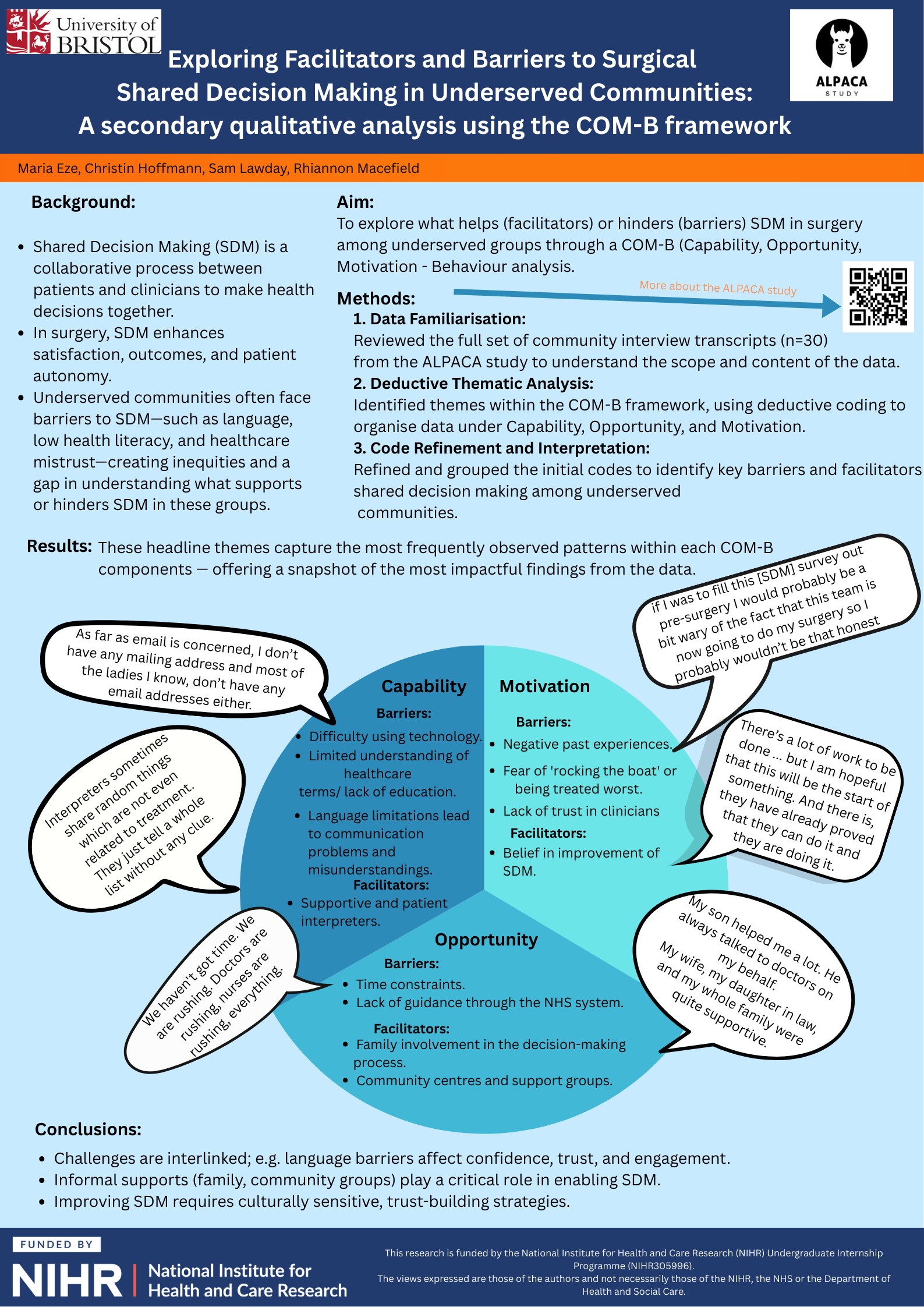 Maria Eze Alpaca project poster